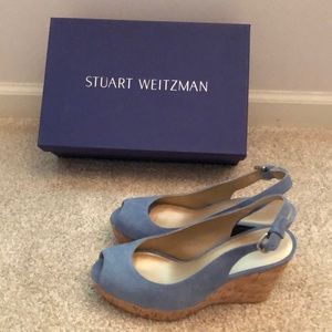 Stuart Weitzman Wedge Sandals. 6. New!